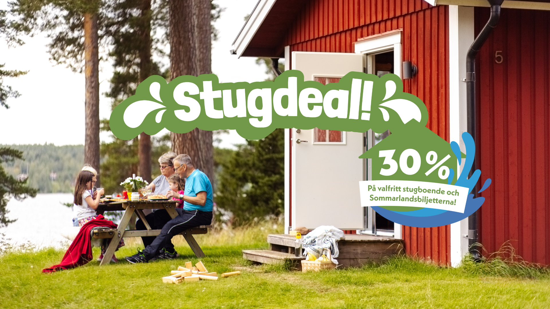 rabatt på stugpaket på leksand resort och leksand sommarland
