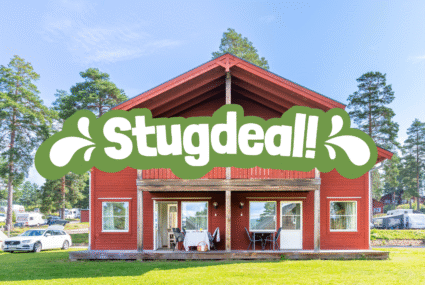 Stuga på leksand resort. rabatt på boende i stuga