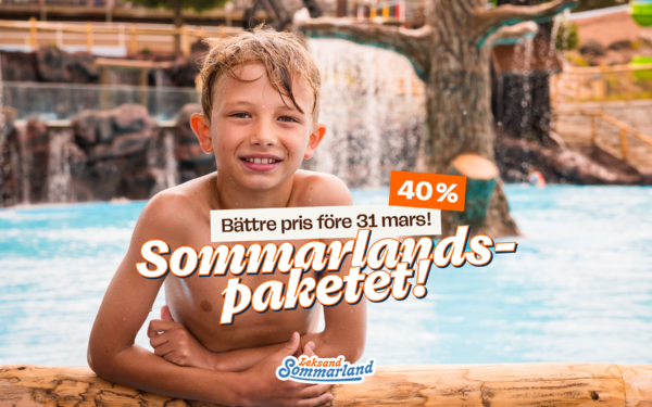 40% på sommarland